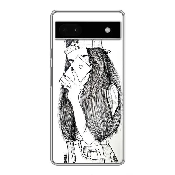 Чехол с принтом «Фото девочки» для Google Pixel 6a