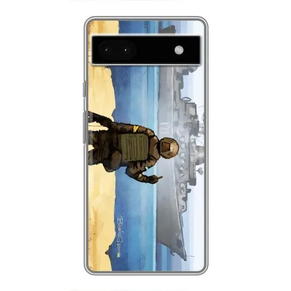 Чехол с принтом «Русский корабль» для Google Pixel 6a Чехол с принтом «Русский корабль» для Google Pixel 6a