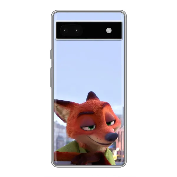 Чехол с принтом «Лис Ник» для Google Pixel 6a