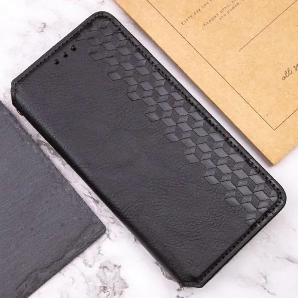 Кожаный чехол-книжка GETMAN Cubic (PU) для Google Pixel 7 Pro — Черный — фото 5
