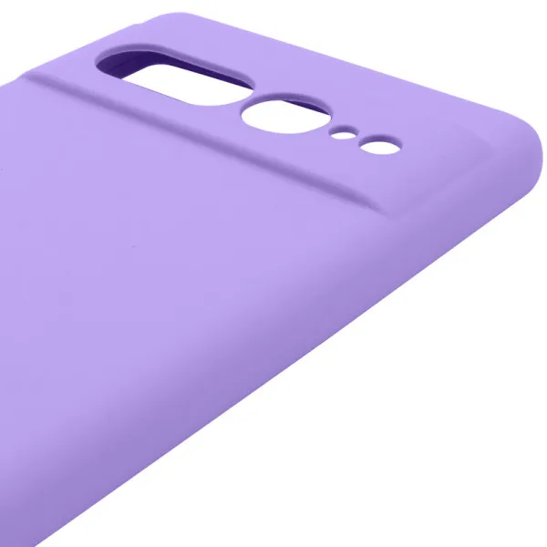 Чехол Silicone Cover Lakshmi Full Camera (AAA) для Google Pixel 7 Pro — Сиреневый — фото 2