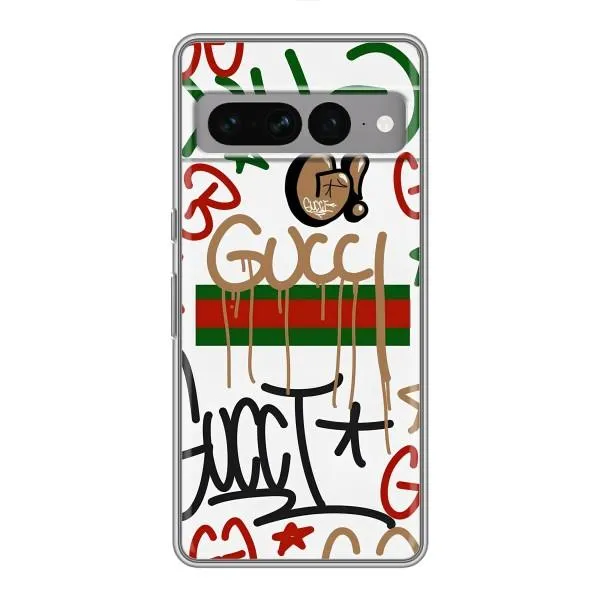 Чехол с принтом «Стиль GUUCI» для Google Pixel 7 Pro