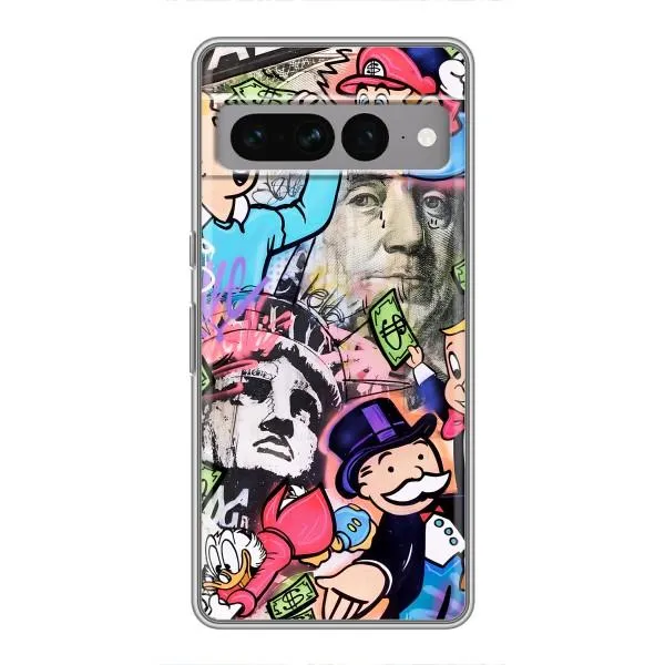Чехол с принтом «Monopoly man» для Google Pixel 7 Pro