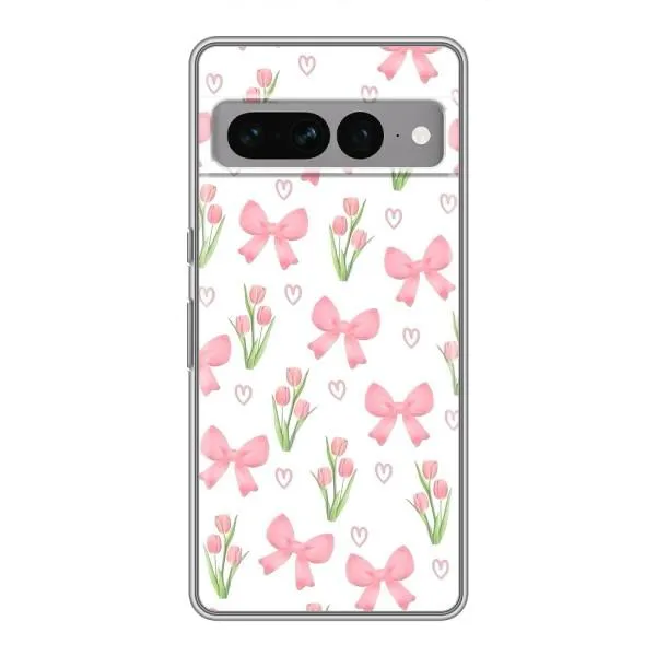 Чехол с принтом «Банты и цветы» для Google Pixel 7 Pro
