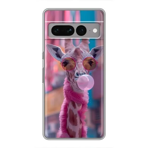 Чехол с принтом «Стильный жирав» для Google Pixel 7 Pro