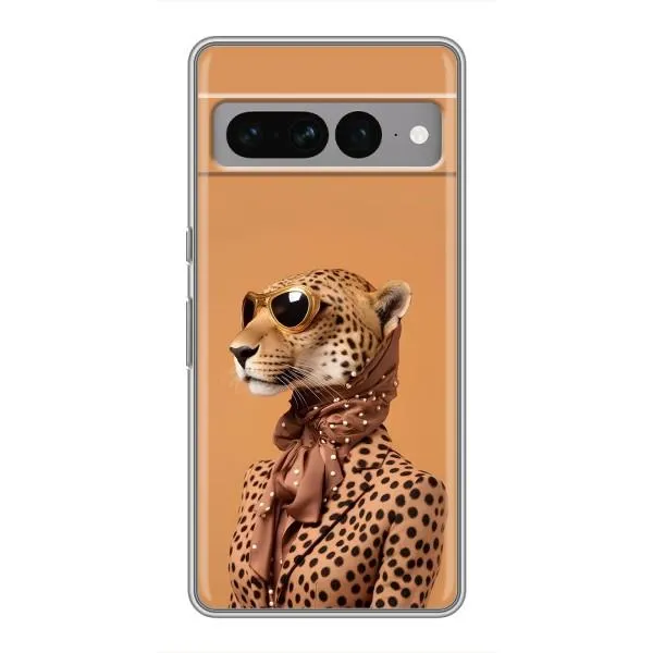 Чехол с принтом «Стильный леопард» для Google Pixel 7 Pro