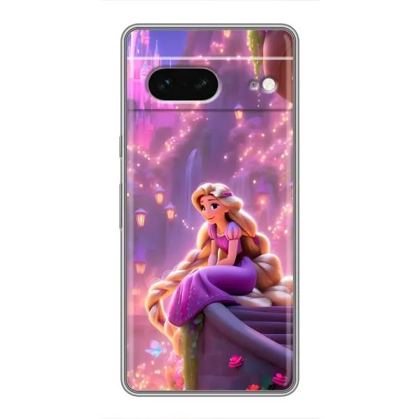 Чехол с принтом «Рапунцель в замке» для Google Pixel 7 Чехол с принтом «Рапунцель в замке» для Google Pixel 7