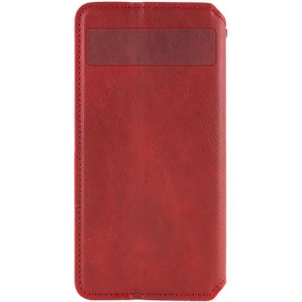 Кожаный чехол-книжка GETMAN Cubic (PU) для Google Pixel 7a — Красный — фото 2
