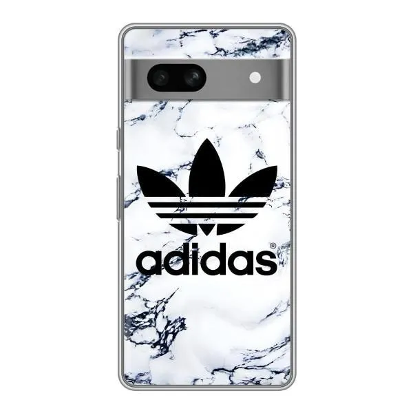 Чехол с принтом «Адидас на мраморе» для Google Pixel 7A