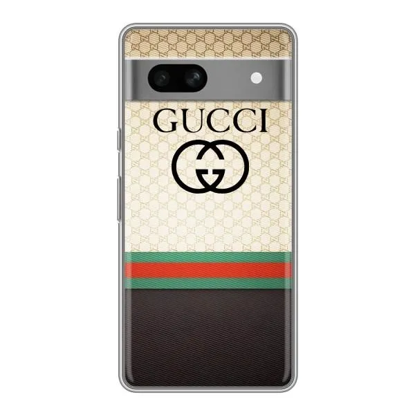 Чехол с принтом «GUCCI стиль» для Google Pixel 7A Чехол с принтом «GUCCI стиль» для Google Pixel 7A