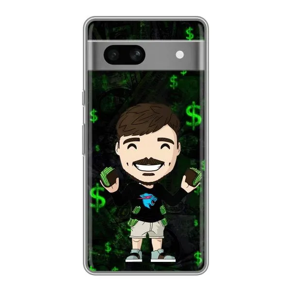 Чехол с принтом «Блогер Beast» для Google Pixel 7A