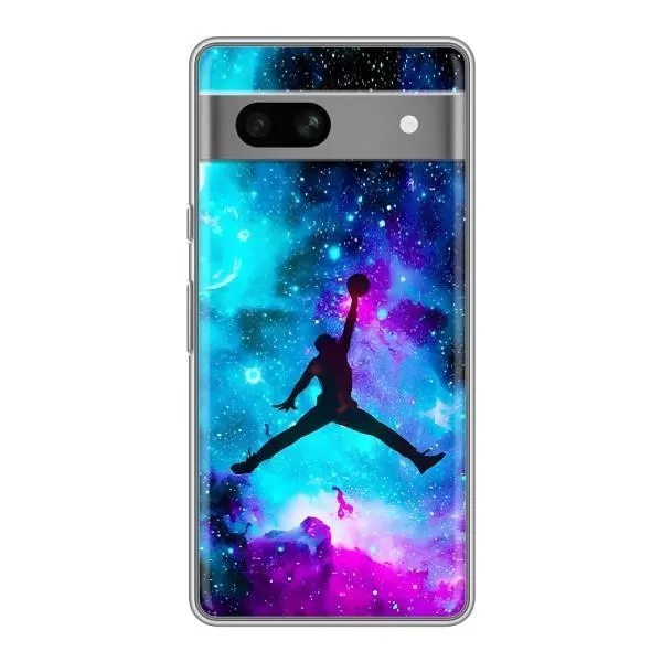 Чехол с принтом «Яркий Джордан» для Google Pixel 7A