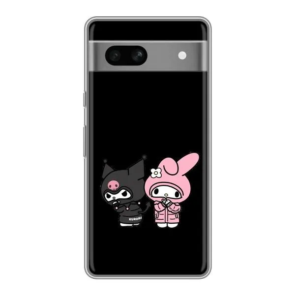 Чохол з принтом «Куромі і Мелоді» для Google Pixel 7A Чохол з принтом «Куромі і Мелоді» для Google Pixel 7A