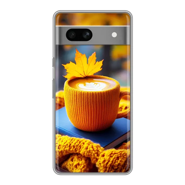 Чехол с принтом «Кофе на желтом пледе» для Google Pixel 7A Чехол с принтом «Кофе на желтом пледе» для Google Pixel 7A