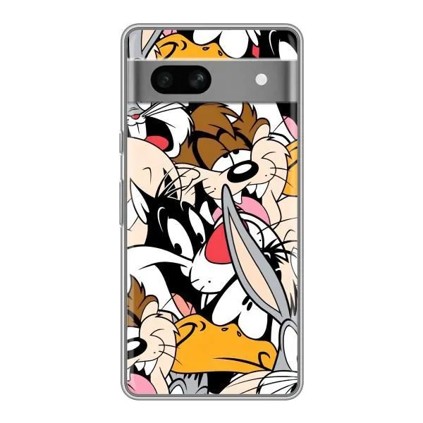 Чехол с принтом «Looney Tunes» для Google Pixel 7A Чехол с принтом «Looney Tunes» для Google Pixel 7A