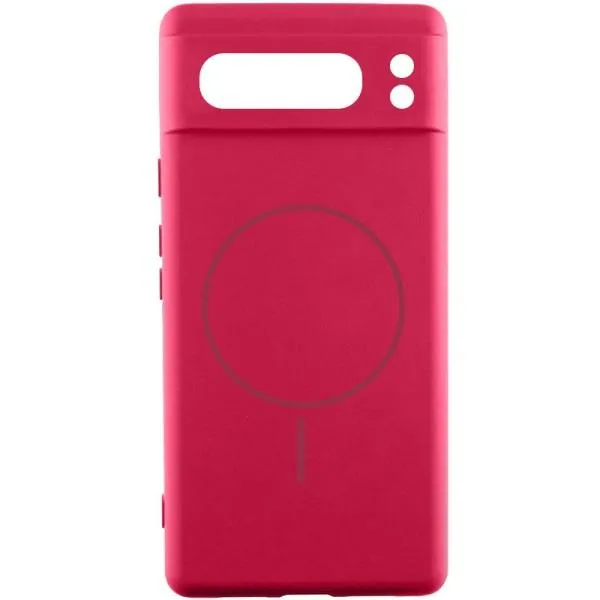 Чехол Silicone Cover Lakshmi Full Camera (AA) with Magnetic Fit для Google Pixel 8 Pro — Красный