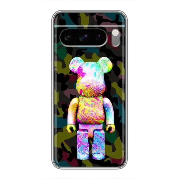 Чехол с принтом «Яркий Bearbrick» для Google Pixel 8 Pro