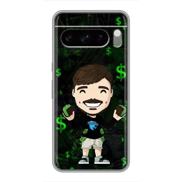Чехол с принтом «Блогер Beast» для Google Pixel 8 Pro Чехол с принтом «Блогер Beast» для Google Pixel 8 Pro