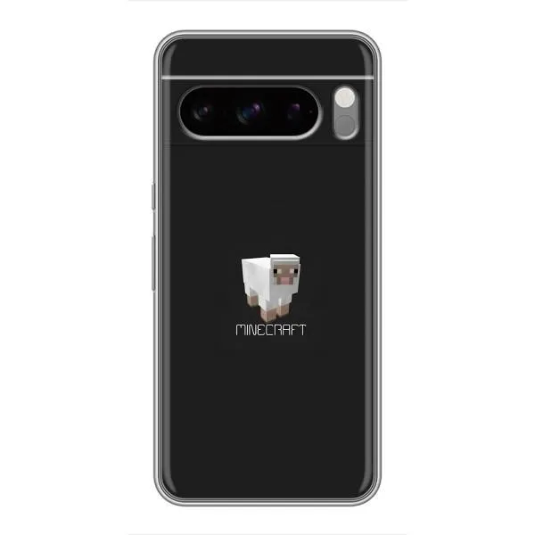 Чехол с принтом «Овечка Майнкрафт» для Google Pixel 8 Pro