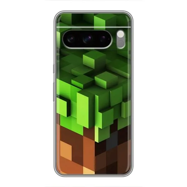 Чехол с принтом «текстура Майнкрафт» для Google Pixel 8 Pro