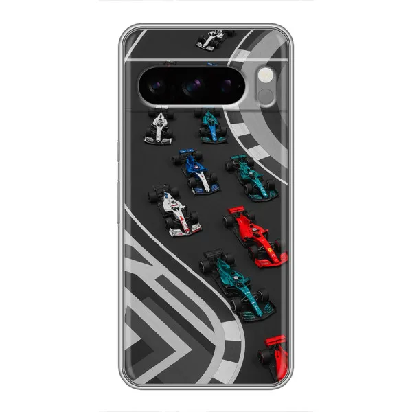Чехол с принтом «Трасса Ф1» для Google Pixel 8 Pro