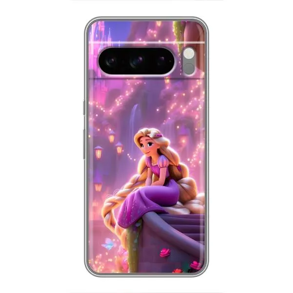 Чехол с принтом «Рапунцель в замке» для Google Pixel 8 Pro Чехол с принтом «Рапунцель в замке» для Google Pixel 8 Pro