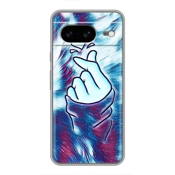 Чехол с принтом «Радужное сердце» для Google Pixel 8 Чехол с принтом «Радужное сердце» для Google Pixel 8