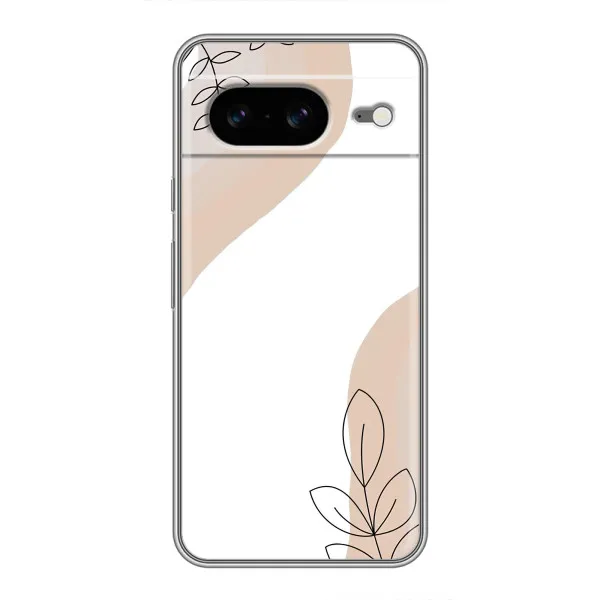 Чехол с принтом «Нюдовая веточка абстракция» для Google Pixel 8