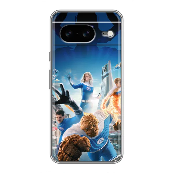 Чехол с принтом «Герои Фантастическая Четверка» для Google Pixel 8 Чехол с принтом «Герои Фантастическая Четверка» для Google Pixel 8