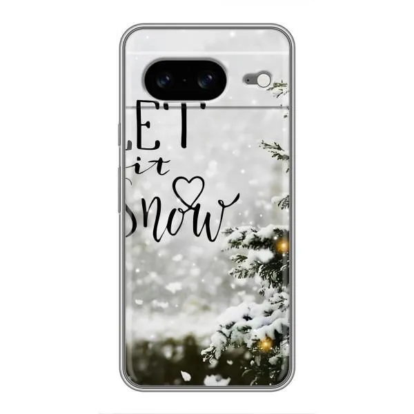 Чехол с принтом «Let it snow» для Google Pixel 8 Чехол с принтом «Let it snow» для Google Pixel 8