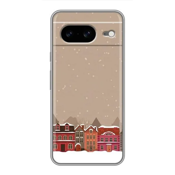 Чехол с принтом «Зимний город» для Google Pixel 8 Чехол с принтом «Зимний город» для Google Pixel 8