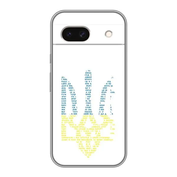 Чехол с принтом «Герб из букв» для Google Pixel 8A