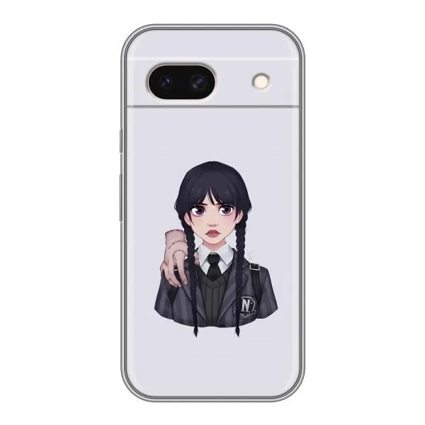 Чехол с принтом «Уэнздей и Вещь» для Google Pixel 8A
