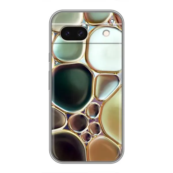 Чехол с принтом «Радужный Мрамор» для Google Pixel 8A