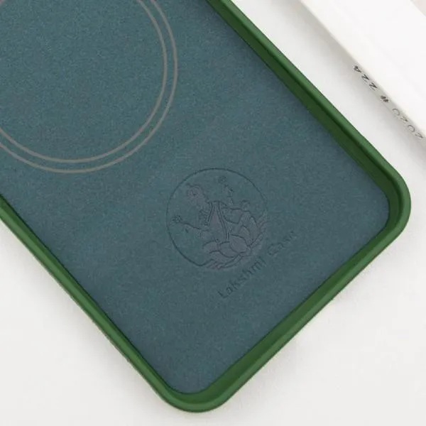 Чехол Silicone Cover Lakshmi Full Camera (AA) with Magnetic Fit для Google Pixel 9 Pro XL — Зеленый — фото 2
