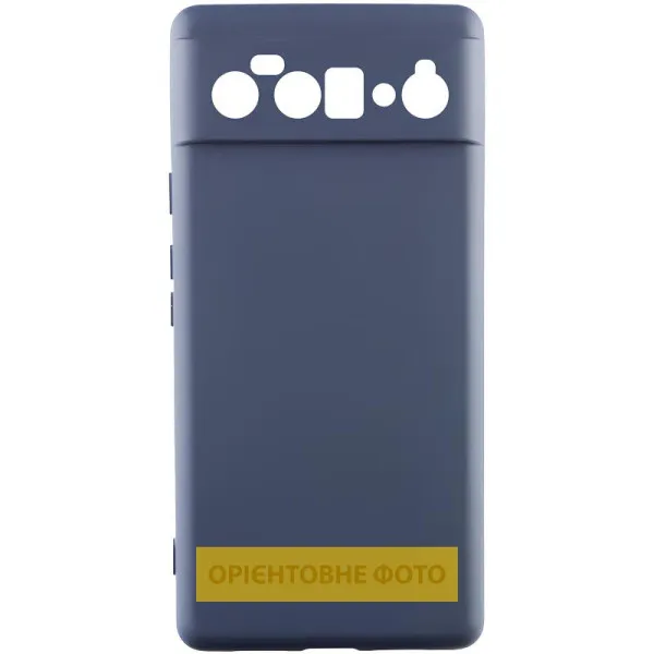 Чехол TPU GETMAN Liquid Silk Full Camera для Google Pixel 9 Pro XL — Синий