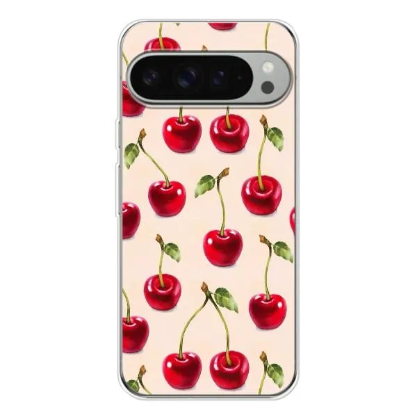 Чохол з принтом «Черешня» для Google Pixel 9 Pro XL