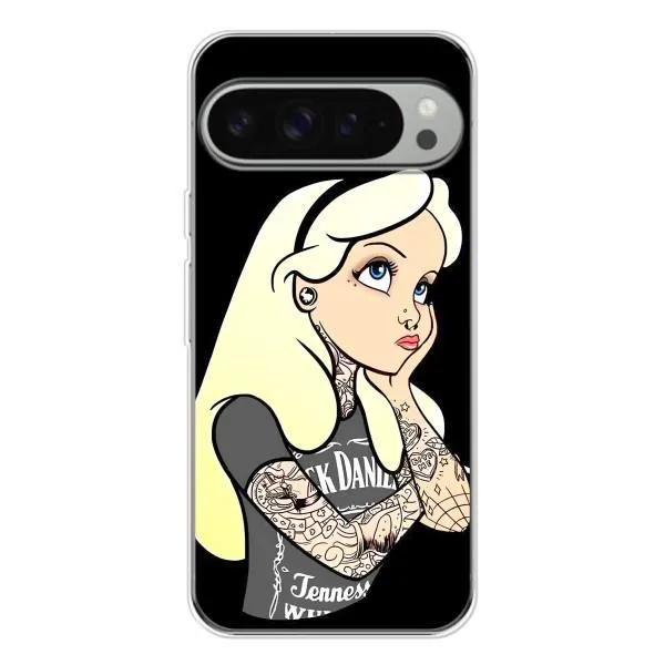 Чехол с принтом «Девочка в тату» для Google Pixel 9 Pro XL Чехол с принтом «Девочка в тату» для Google Pixel 9 Pro XL