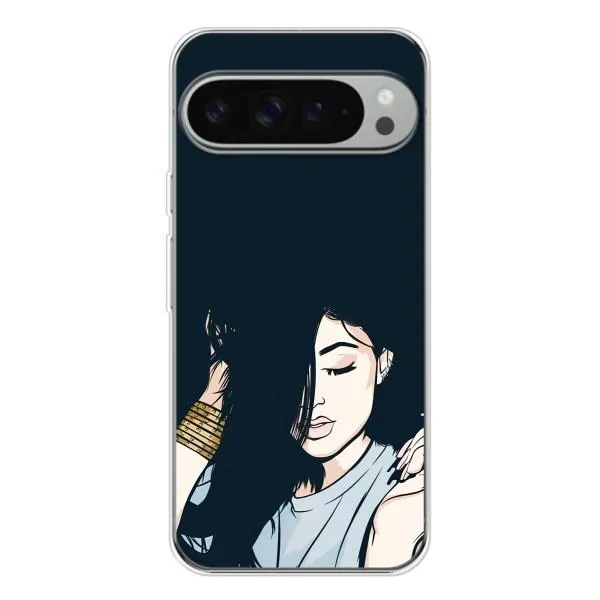 Чехол с принтом «Красивая девочка» для Google Pixel 9 Pro XL Чехол с принтом «Красивая девочка» для Google Pixel 9 Pro XL