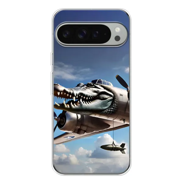 Чехол с принтом «Бомбардиро крокодило» для Google Pixel 9 Pro XL Чехол с принтом «Бомбардиро крокодило» для Google Pixel 9 Pro XL