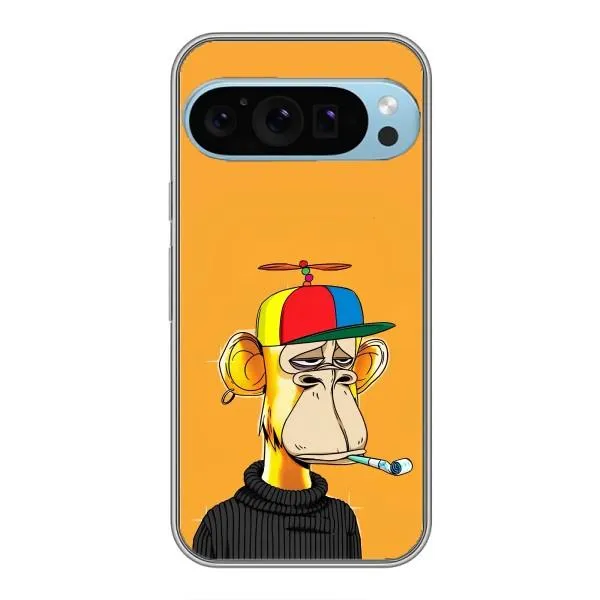Чехол с принтом «Скучающая Обезьяна NFT» для Google Pixel 9 Pro Чехол с принтом «Скучающая Обезьяна NFT» для Google Pixel 9 Pro
