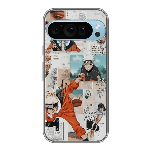 Чехол с принтом «Наруто Комиксы» для Google Pixel 9 Pro