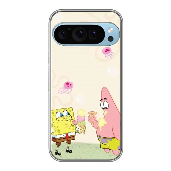 Чехол с принтом «Патрик и Боб» для Google Pixel 9 Pro Чехол с принтом «Патрик и Боб» для Google Pixel 9 Pro