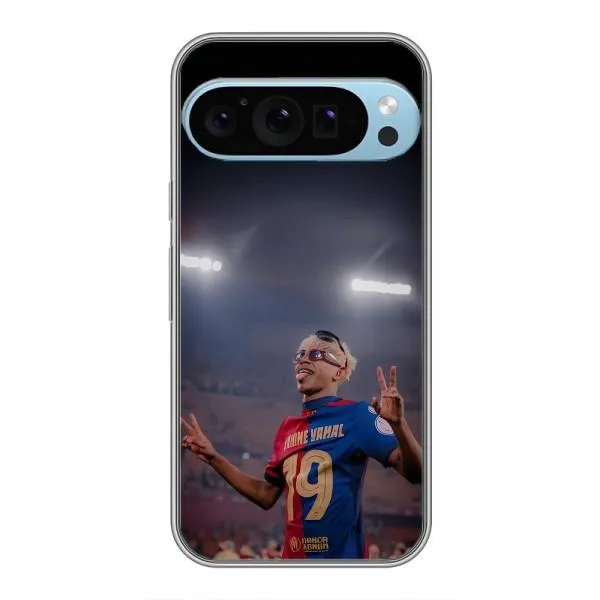 Чехол с принтом «Ямаль на стадионе» для Google Pixel 9 Pro