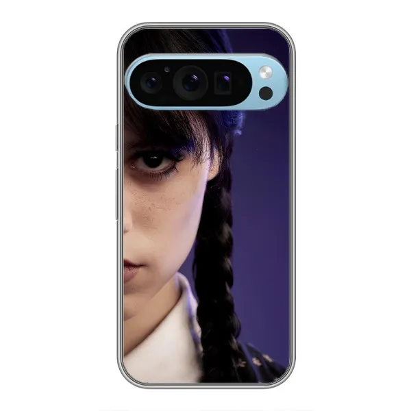 Чехол с принтом «Загадочный взгляд Уэнздей» для Google Pixel 9 Pro