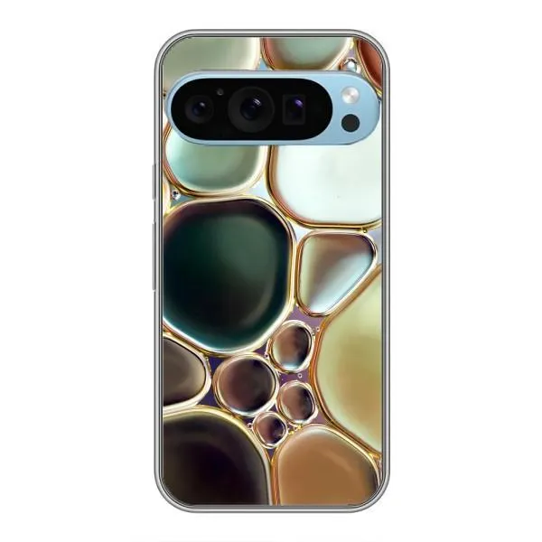 Чехол с принтом «Радужный Мрамор» для Google Pixel 9 Pro