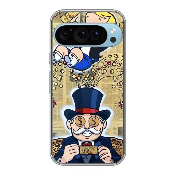 Чехол с принтом «Монополия Мен» для Google Pixel 9 Pro Чехол с принтом «Монополия Мен» для Google Pixel 9 Pro