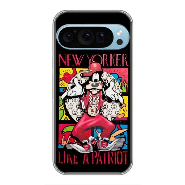 Чехол с принтом «Мультяшный Волк» для Google Pixel 9 Pro Чехол с принтом «Мультяшный Волк» для Google Pixel 9 Pro