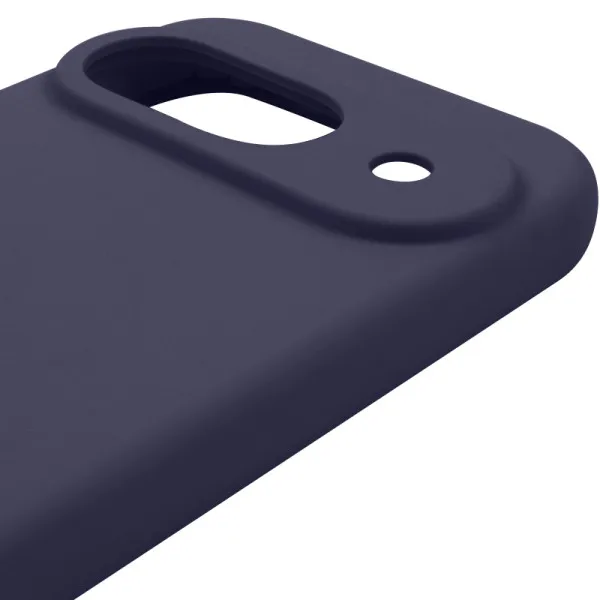 Чехол Silicone Cover Lakshmi Full Camera (AAA) для Google Pixel 9 — Темно-синий — фото 1