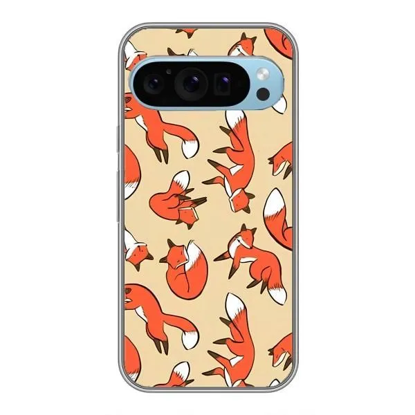 Чехол с принтом «Лисички» для Google Pixel 9